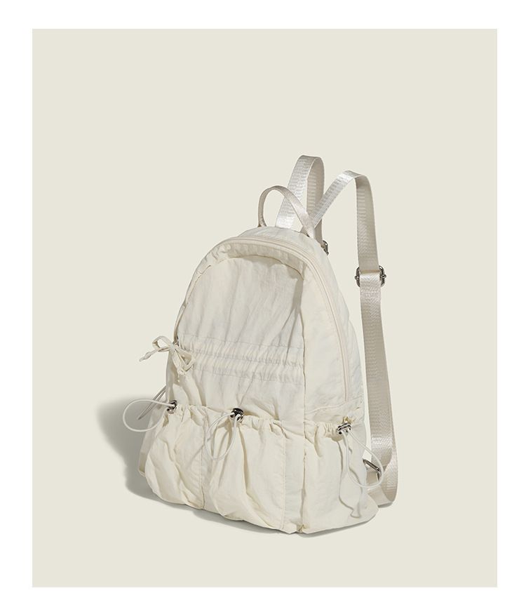 lightweight Nylon Art Drawstring Student Backpack, Casual Sports Travel Backpacks_voghion.com