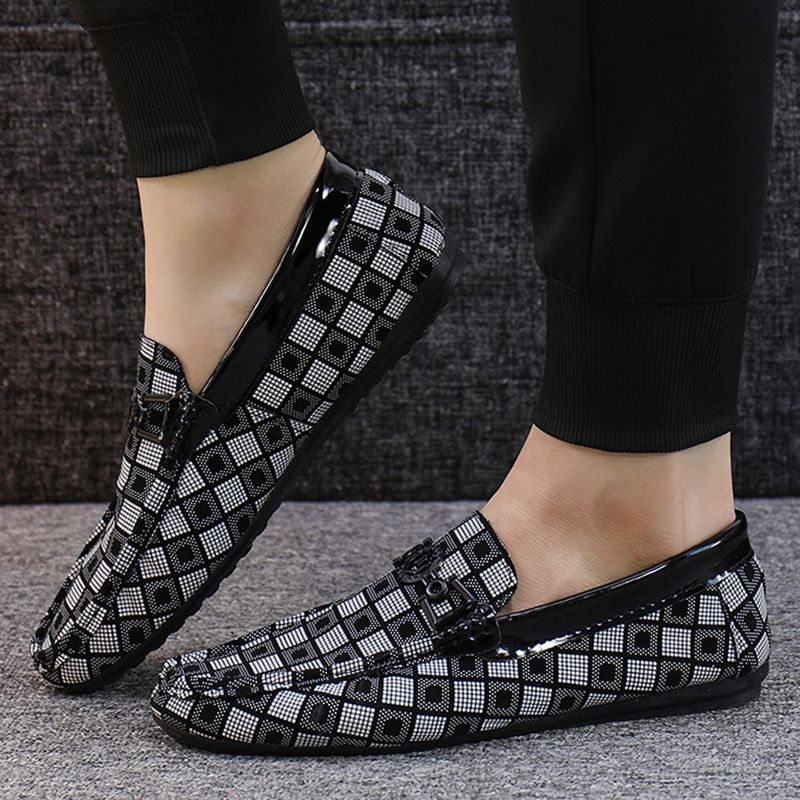 SHLIANG Formal Men Business Shoes Fashion Casual Shoes Men Brand Leather Loafers Breathable Slip on Male Boat Shoes Moccasins S040A_voghion.com
