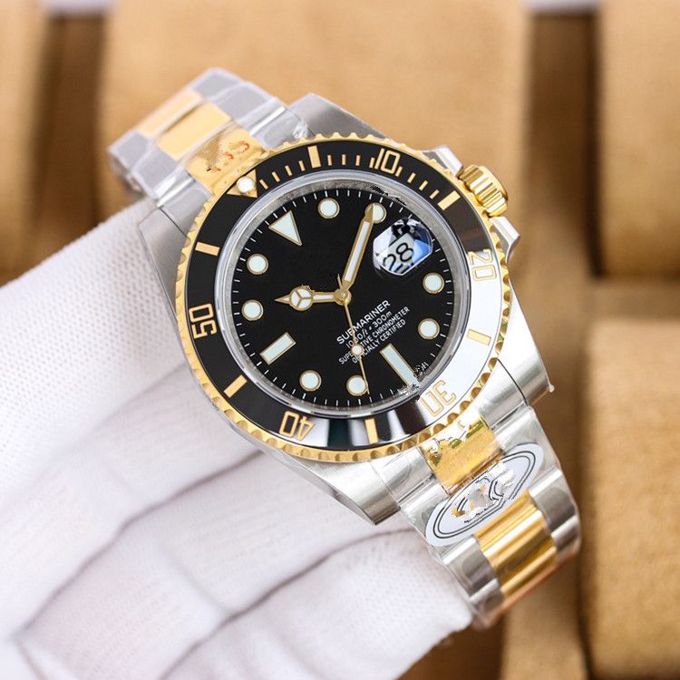 Ceramic Ring N Factory Green Fully Automatic Mechanical Black Submariner Men's Waterproof Luminous Watch_voghion.com