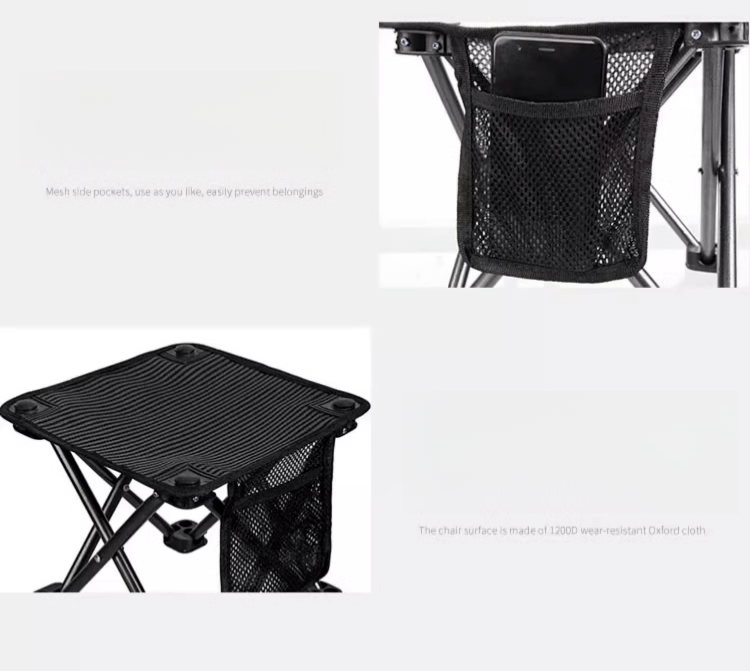 KingCamp Folding Outdoor Fishing Chair Travel Subway Queue Portable Stool Home Bench_voghion.com