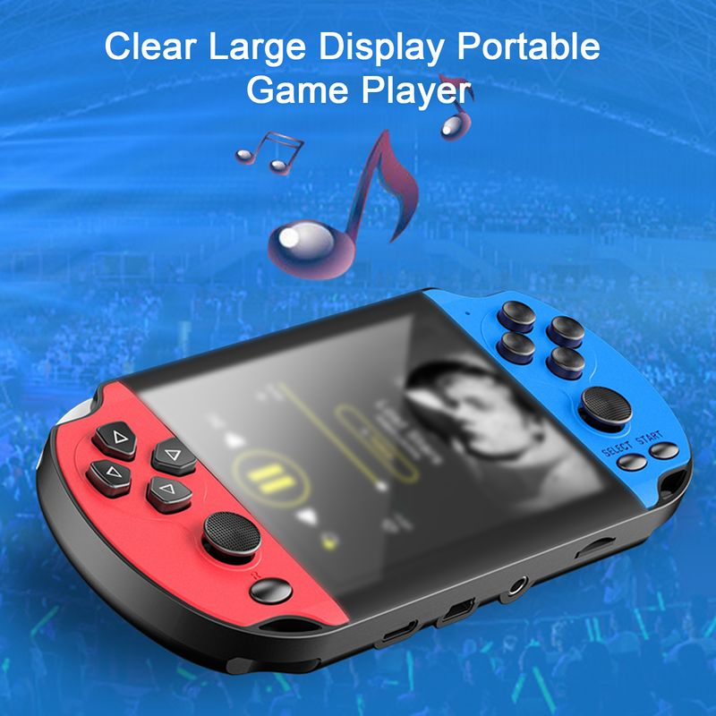 Xinweiqing 3.5-inch X7S Handheld 8G Built-in 1200 Classic Games Nostalgic Gift Large Display Portable Video Game Console_voghion.com