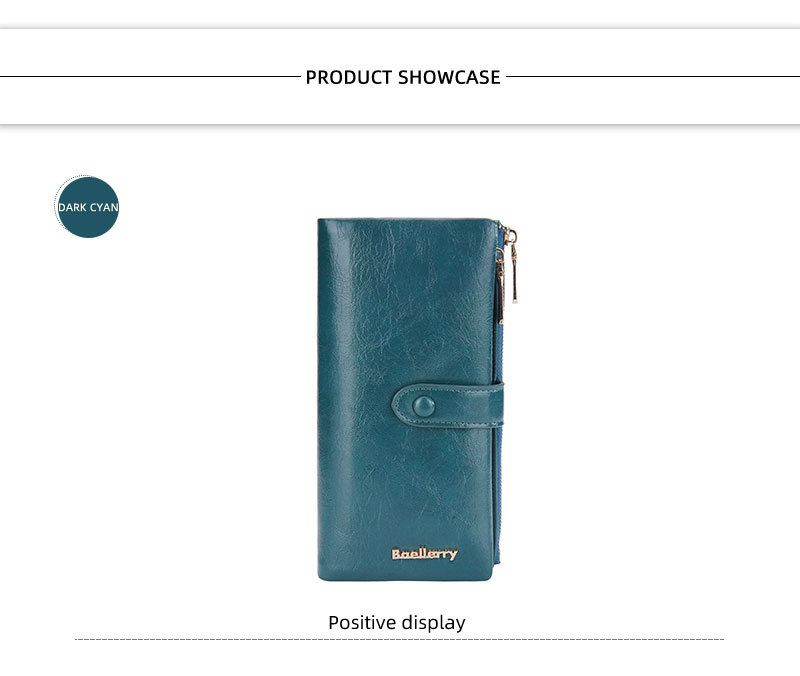 Nuovo portafoglio lungo per cellulare da donna alla moda con pochette multi posizione per carte_voghion.com