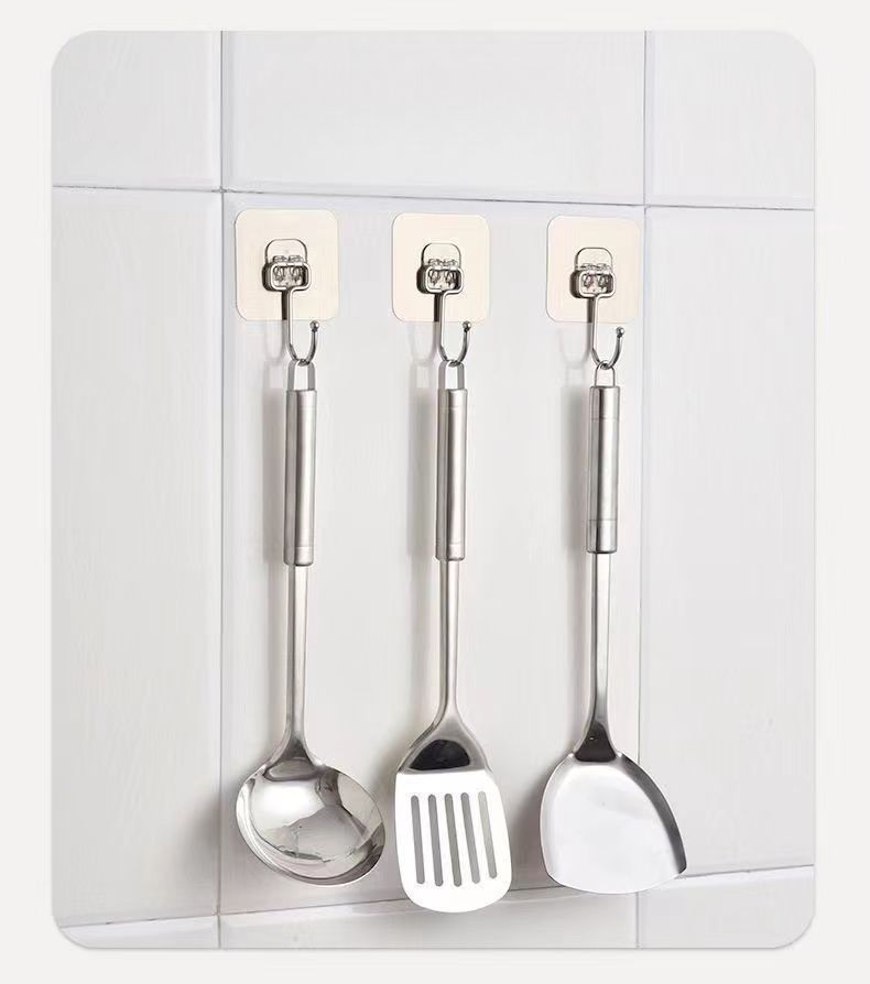 Large Hook Strong Adhesive Sticker For Hanging Objects, Drilling Required, Heavy Duty Kitchen Wall Sticker, No Bird_voghion.com