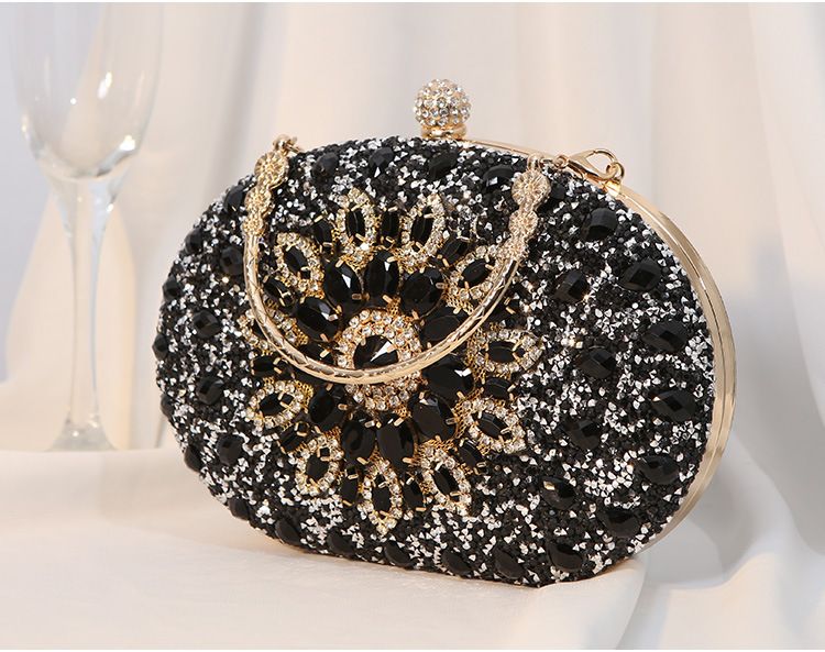 Bolso de mano de aleación con forma de flor y diamante para cena, para mujer, para vestido de celebridad, banquete_voghion.com