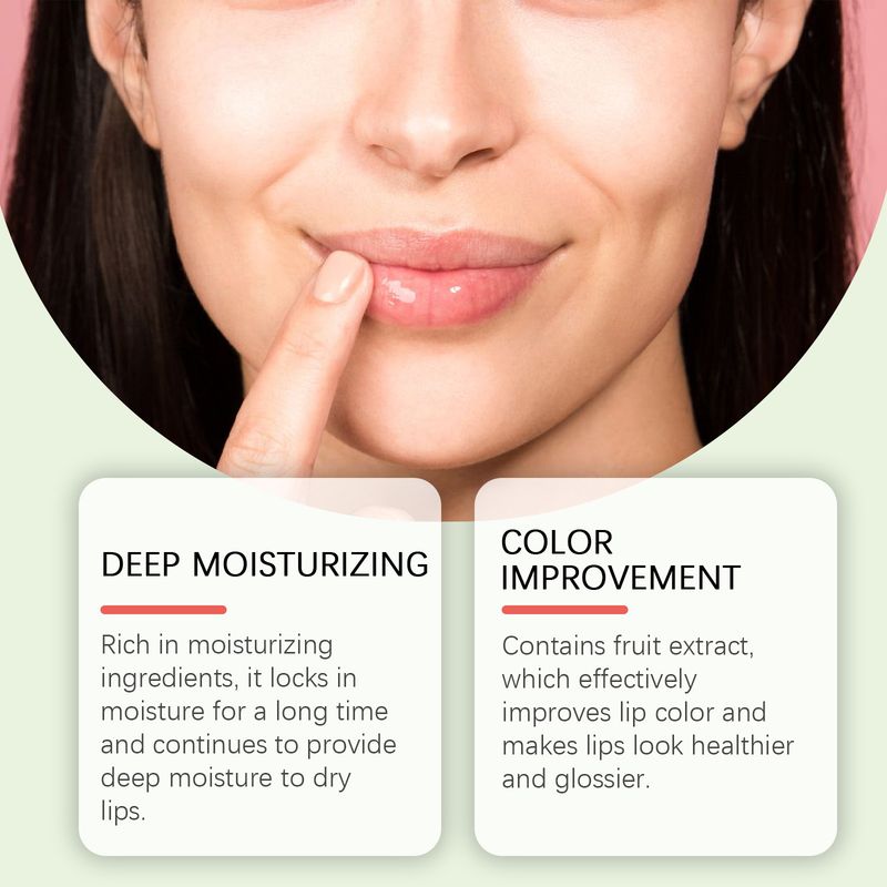 Hoygi Green Lip Mask, Moisturizing And Moisturizing Lips, Reducing Lip Lines, Preventing Dry Cracks, Removing Dead Skin And Moisturizing Care Lip Mask_voghion.com