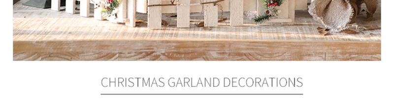 Christmas Tree Fence Wooden White Fence Decorative Window Partition Small Guardrail Small Wooden Fence Decoration_voghion.com