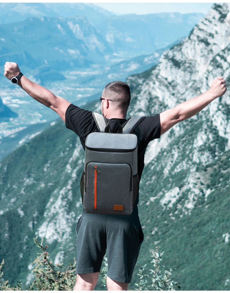 Kitchen Gadget Sets Outdoor Thermal Insulation Bag Portable Mountaineering Backpack Thickened Aluminum Foil Ice Pack_voghion.com