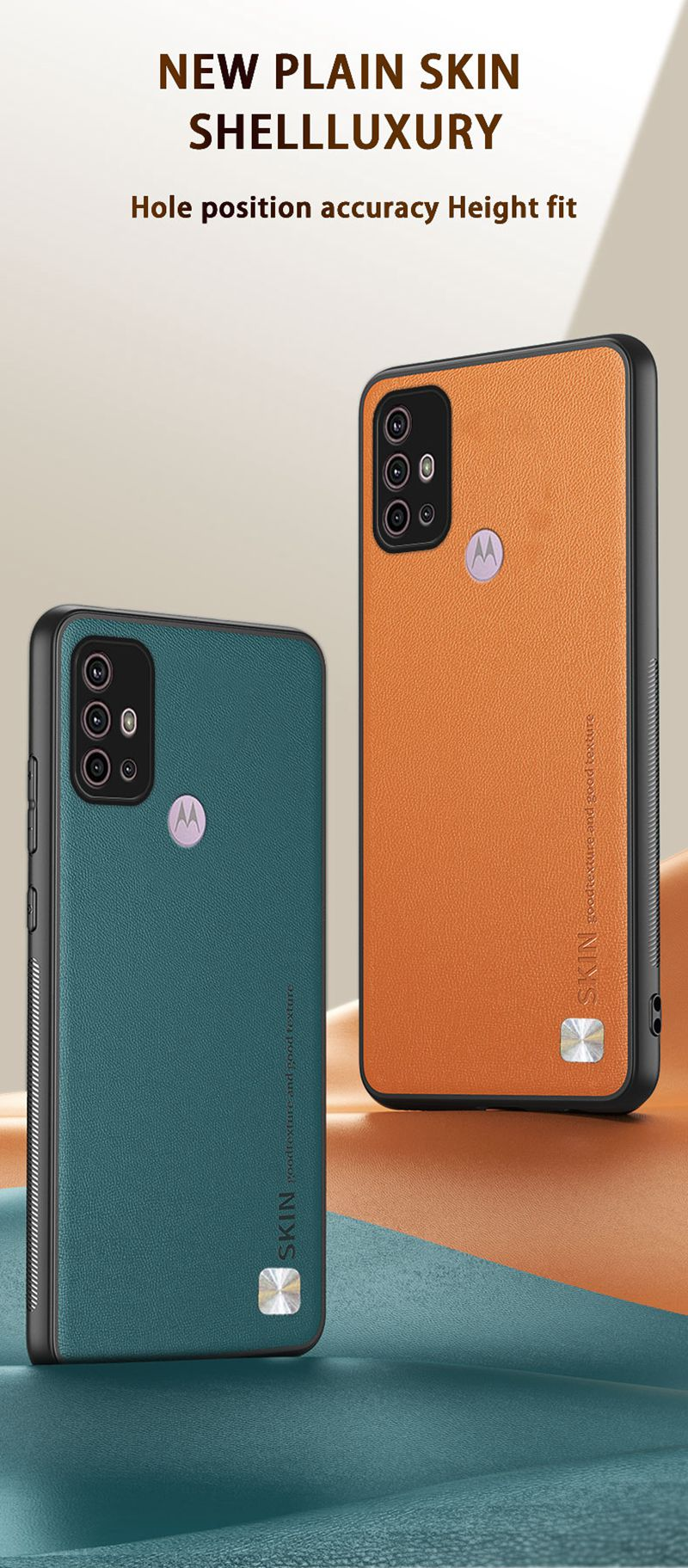 Luxus Leder Telefon Fall Für Motorola Moto G60 G30 G20 G10 G200 E7 Power Rand S30 X30 5G Abdeckung matte Silikon Protectio_voghion.com