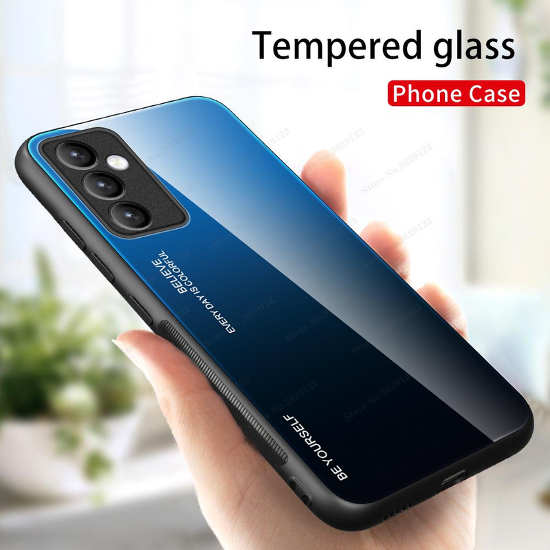 Voor Samsung Galaxy S22 Ultra Case Cover Voor Samsung S22 Plus S 22 S22 Case Gradient Glass Beschermend_voghion.com