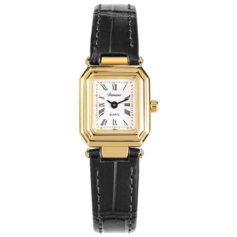 Timena Square Niche für Frauen INS Style Student Einfache elegante kompakte römische Armband Damenuhr_voghion.com