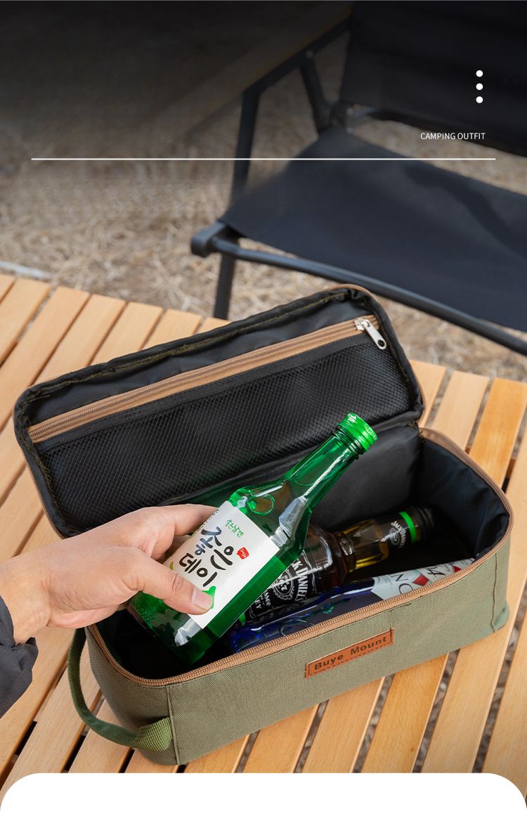 Outdoor Portable Cylinder Durable Hammer Canvas Storage Camping Tool Ground Peg Bag_voghion.com