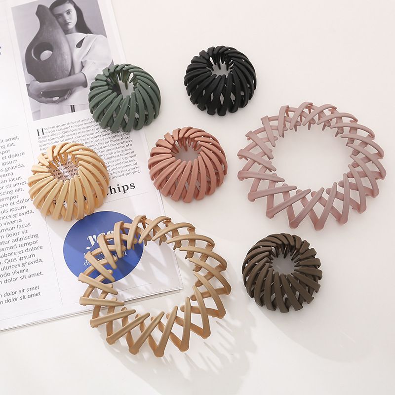 Korean Ball Decoration Bird's Nest Ring Lazy Hairpin Hair Curler High Ponytail Fixed Artifact Grab Clip_voghion.com