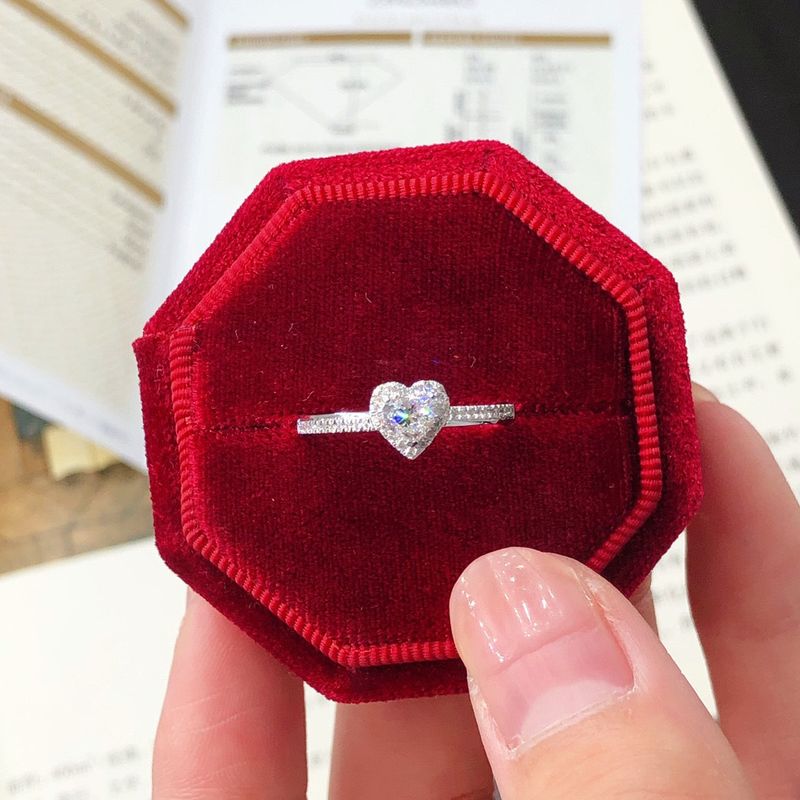 hot sellin handmade style classic heart-shaped micro inlaid zircon enaement for women's liht luxury diamond_voghion.com