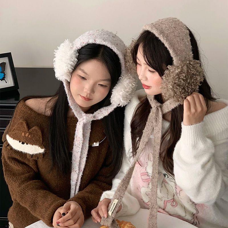 Women's Shearling Fleece 2025 New Winter Earmuffs Stylish And Versatile_voghion.com