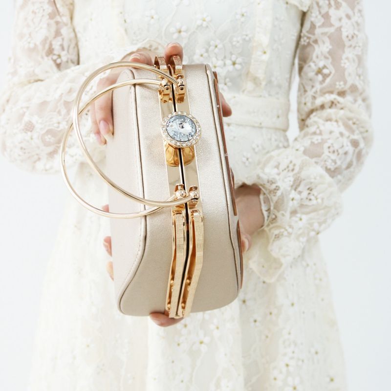 Elegante borsa da sera da donna, semplice e alla moda, portatile, stile Socialite_voghion.com