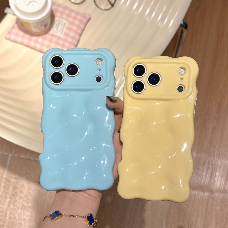 Coque souple antichoc à motif bulles 3D aux couleurs acidulées pour iPhone 17 Pro, 17 Air, 16 Pro Max, 15 Plus, 14, 13, 12 et 11 Pro Max_voghion.com