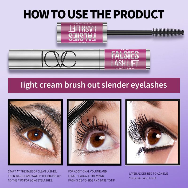 Mascara ICVC Mascara Waterproof Thick Curling Lengthening Shaping Non Smudge Mascara_voghion.com