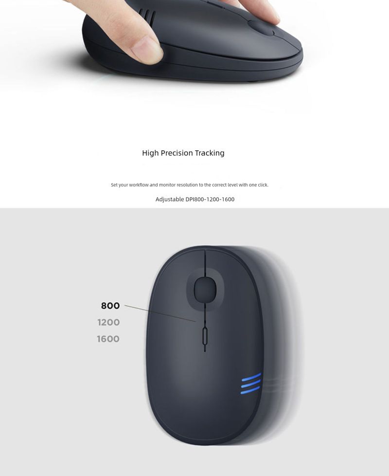 Actto Kabellose Bluetooth-Maus im Retro-Stil, modisch, für das Büro zu Hause, Computer, Handy, Notebook, iPad/_voghion.com