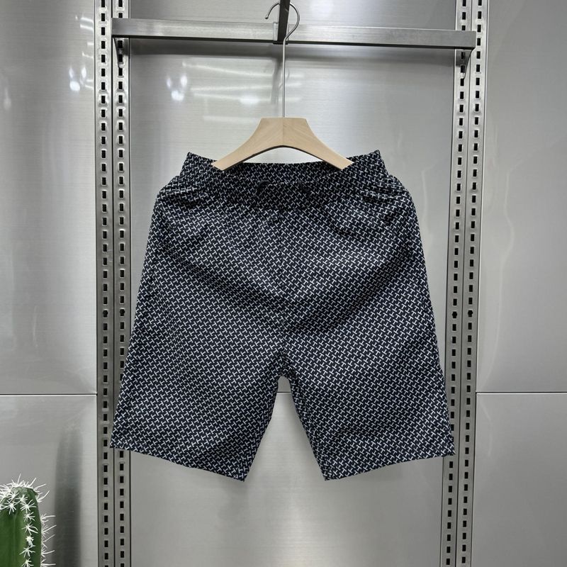 Men's Clothing 2024 Summer Fashion Brand Quick Dry Straight Trousers Men's Simple Jacquard Casual Shorts Loose Straight Beach Pants_voghion.com