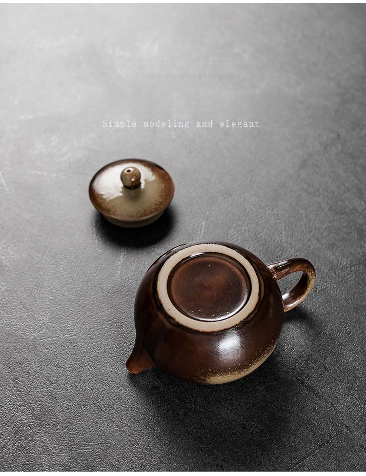Holzbefeuerter Kung-Fu-Tee aus Keramik, Wasserkocher für den Haushalt, High-End-Einzeltopfset aus lila Ton_voghion.com