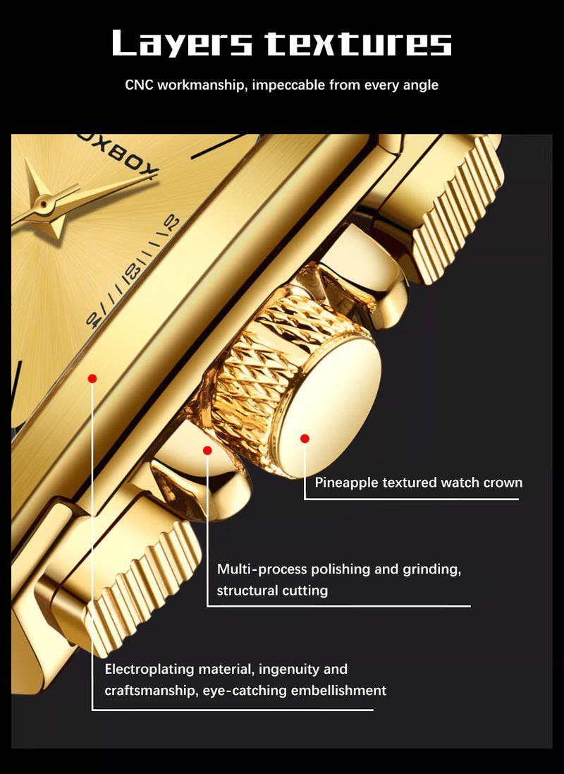 Men's Multifunctional Sports Watch With Luminous Display, Waterproof, Durable Silicone Strap, Mineral Glass, Digital & Analog Display_voghion.com