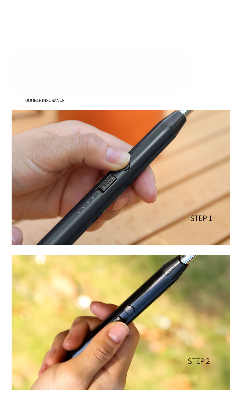 Electronic Pulse Outdoor Camping BBQ Portable Torch Home Kitchen Gas Stove Burner Igniter Machine Stick_voghion.com