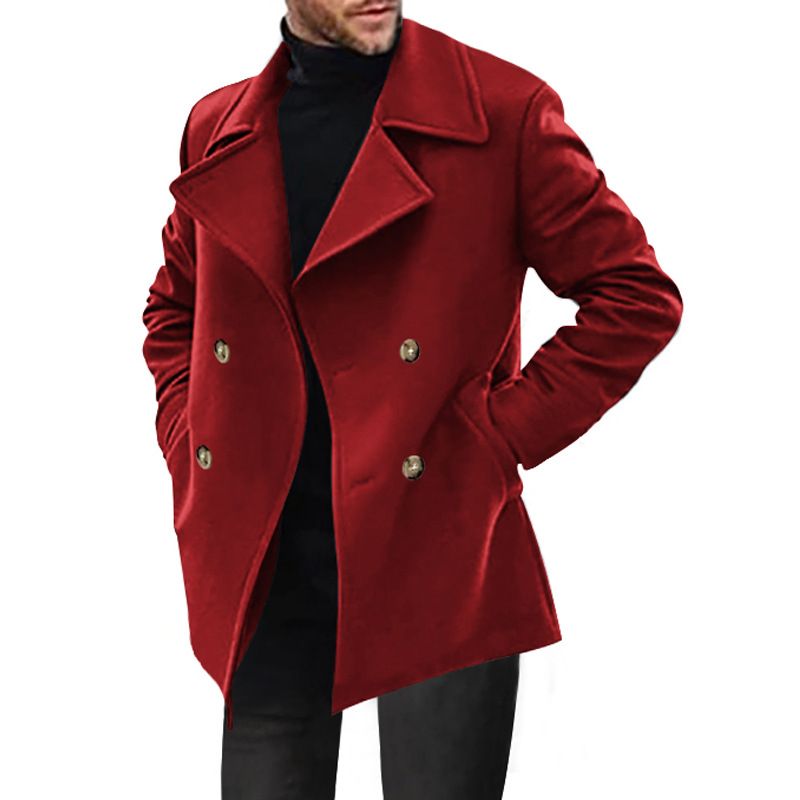Cazadora cortavientos para hombre 2024 Primavera y otoño abrigo casual de hombre de longitud media_voghion.com