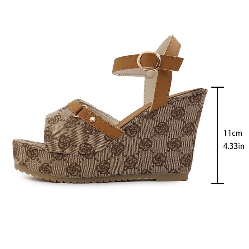 Wysokie Obcasy Koturny Letnie Damskie Buty Luksusowe Designerskie Sandały Casualowe Platformy Andalen Sandały Ias De Mujer_voghion.com