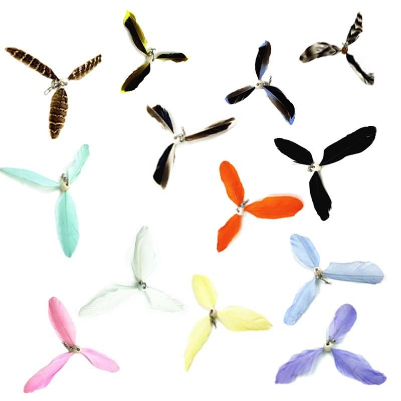 Varita de juguete para mascotas con plumas de pájaro volador, cabezal de repuesto para gatos, juguete masticable duradero_voghion.com
