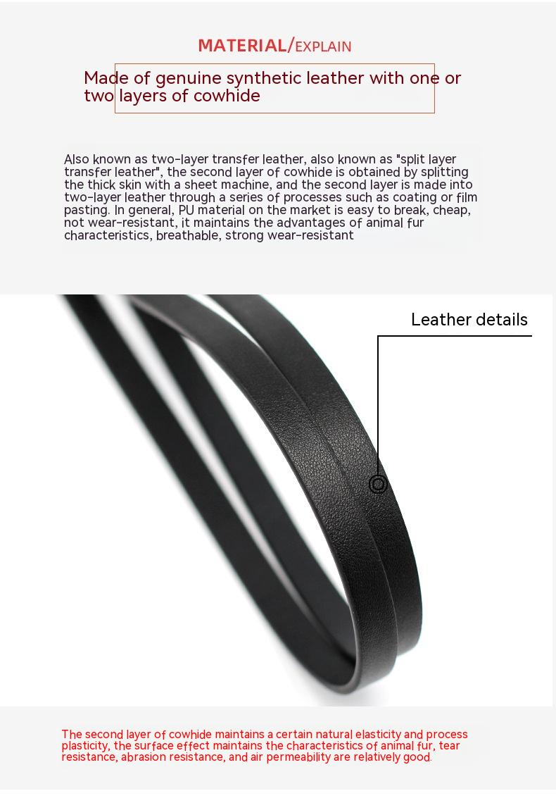 Cintura in pelle di vacchetta casual e versatile da donna di nuova vendita abbinata a una cintura annodata in pelle vintage alla moda_voghion.com