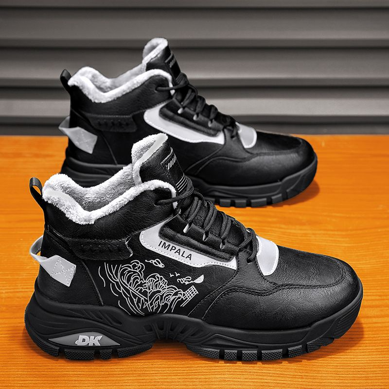 Veet visoko izrezana delovna oblačila Martin, športni čevlji, vsestranski bombažni čevlji za prosti čas_voghion.com