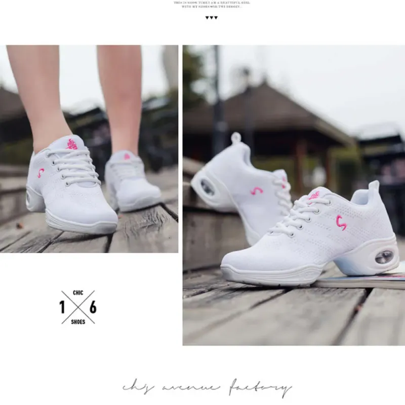 Scarpe da ballo jazz da donna, moderne, traspiranti, con suola morbida, per esercitarsi, da donna, sportive, Ddmysaturn_voghion.com
