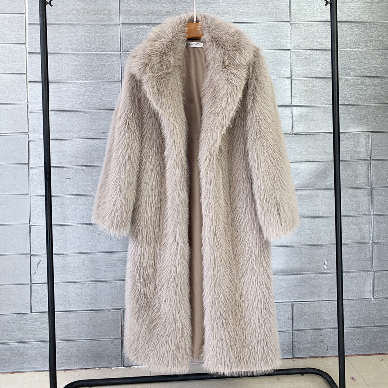 Cappotto di pelliccia oversize | Colletto blazer chic | Elegante capo essenziale per l'inverno_voghion.com