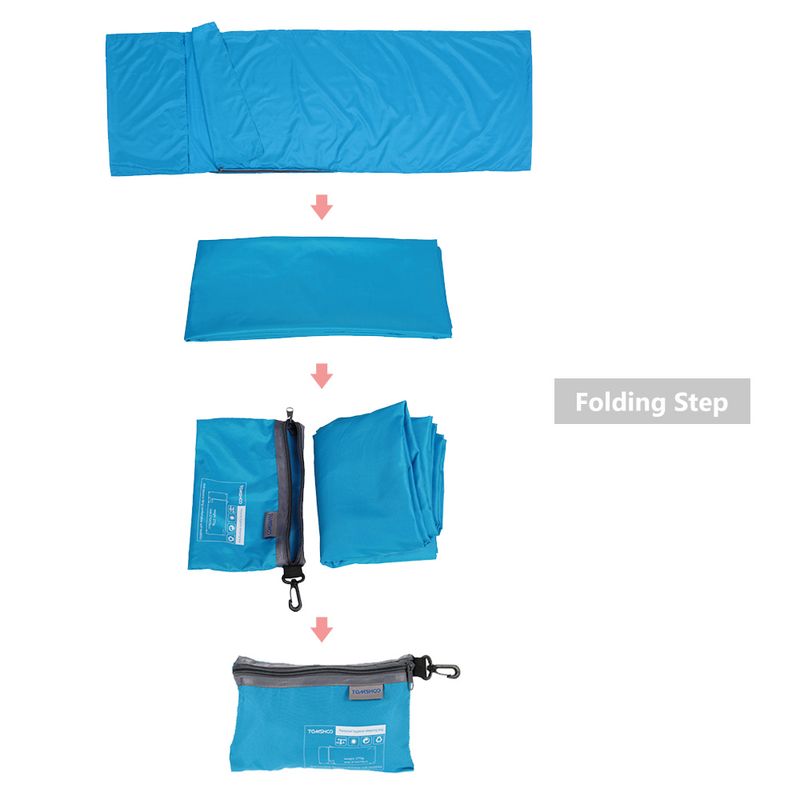 TOMSHOO 70*210CM Portable Sleeping Bag Outdoor Travel Camping Hiking Polyester Pongee Healthy Sleeping Bag Liner With Pi_voghion.com