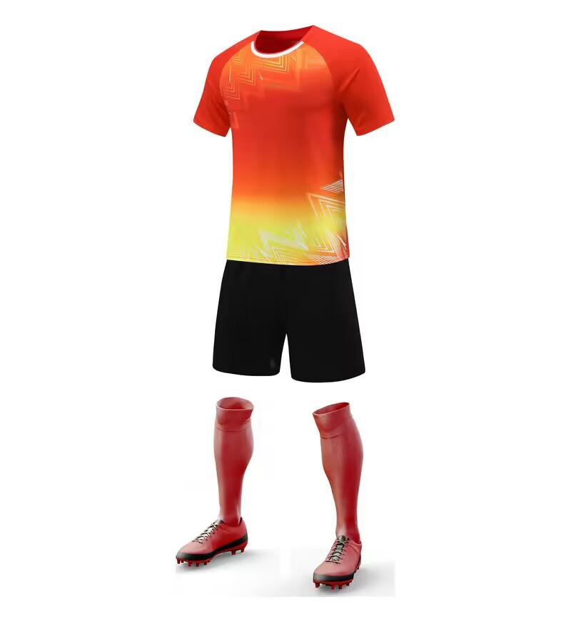 Men's Clothing game uniforms student children short-sleeved jerseys cross-border football uniforms suits men's and women's training uniforms_voghion.com