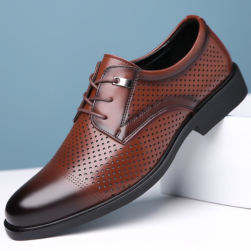 Freizeitschuhe für Herren mit verstecktem Erhöhungsdesign, spezielle kleine, modische All-Match-Lederschuhe mit Gummisohle_voghion.com