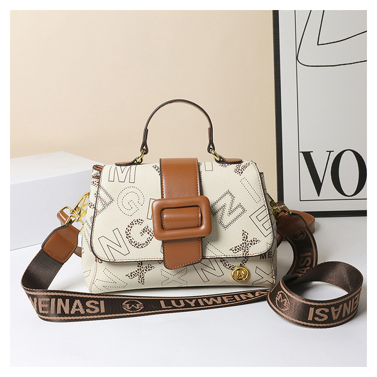 2023 neue Heiße Verkauf frauen Tasche Mode Druck Temperament Schal Mode Vielseitig Breiten Schulter Gurt Handtasche_voghion.com