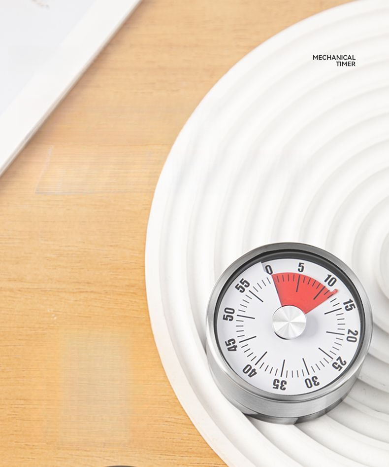 Timer da cucina meccanico Mini per uso domestico Nuovo promemoria magnetico visivo per l'apprendimento e l'autodisciplina_voghion.com