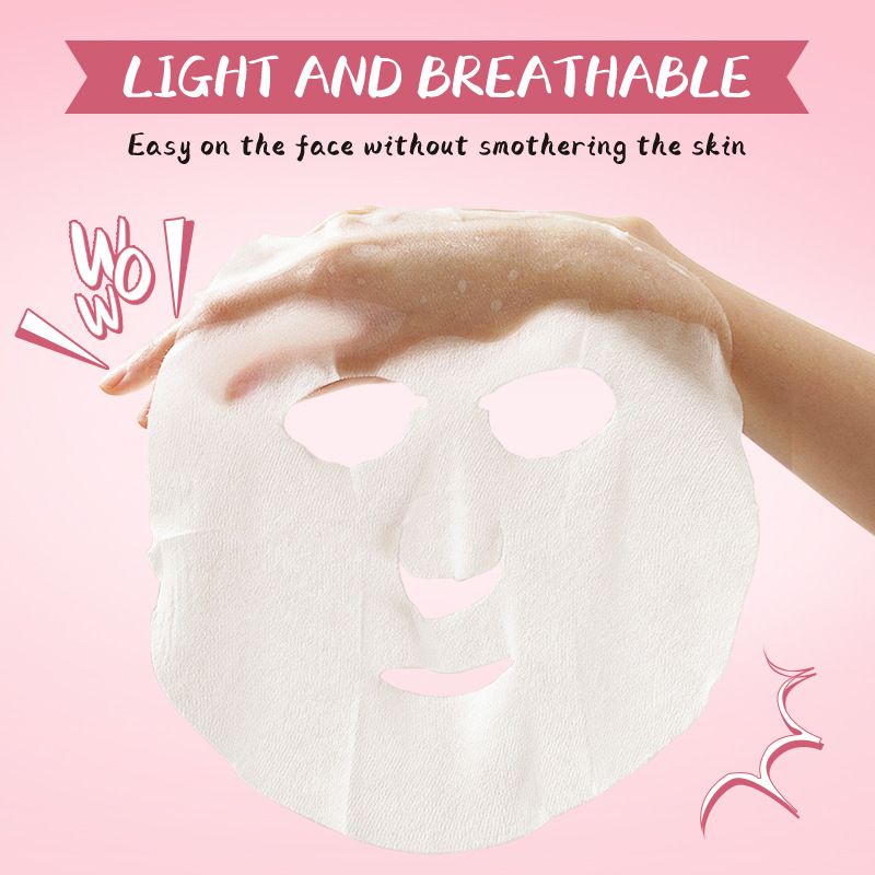 All English SADOER Pomegranate Nicotinamide Cartoon facial mask Facial Mask Fruit essence_voghion.com