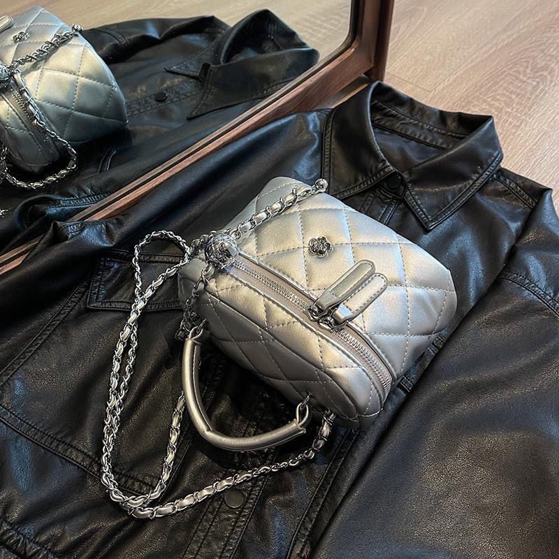 Nuova borsa a tracolla piccola da donna, borsa a mano, borsa a catena trapuntata elegante_voghion.com