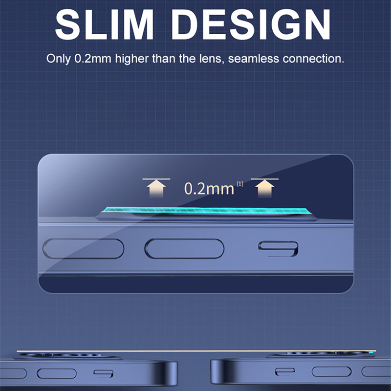 5Pcs Full Cover Camera Lens Protector on For iPhone 12 13 14 Pro Max 12Mini 13Mini 14Plus Tempered Glass iPhone 11 ProMax Camera Protector_voghion.com