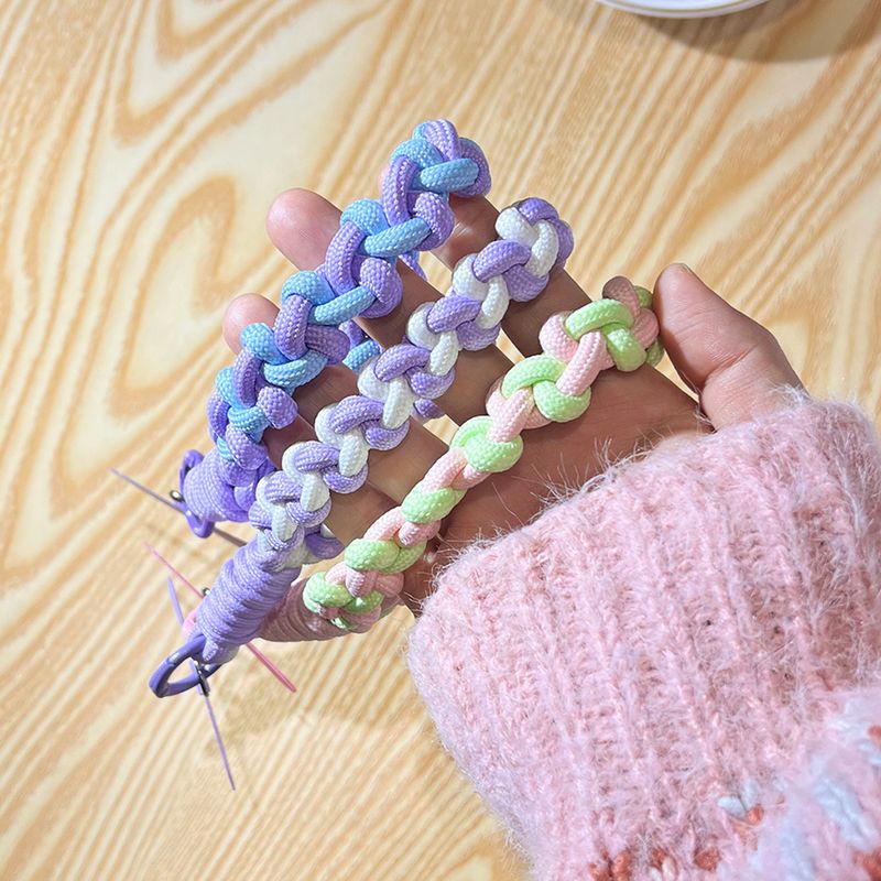 Wrist New Handwoven Universal Lanyard Mobile Phone Short Strap Hand Rope Decorative Pendant_voghion.com