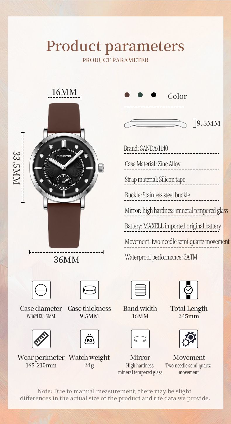 Women's Fashion Watch With Luminous Silicone Strap, Waterproof Casual Wristwatch For Everyday Wear, Minimalist Design With Round Dial_voghion.com