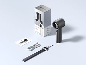 Ventilatore portatile regolabile - Ricaricabile da 5000 mAh_voghion.com