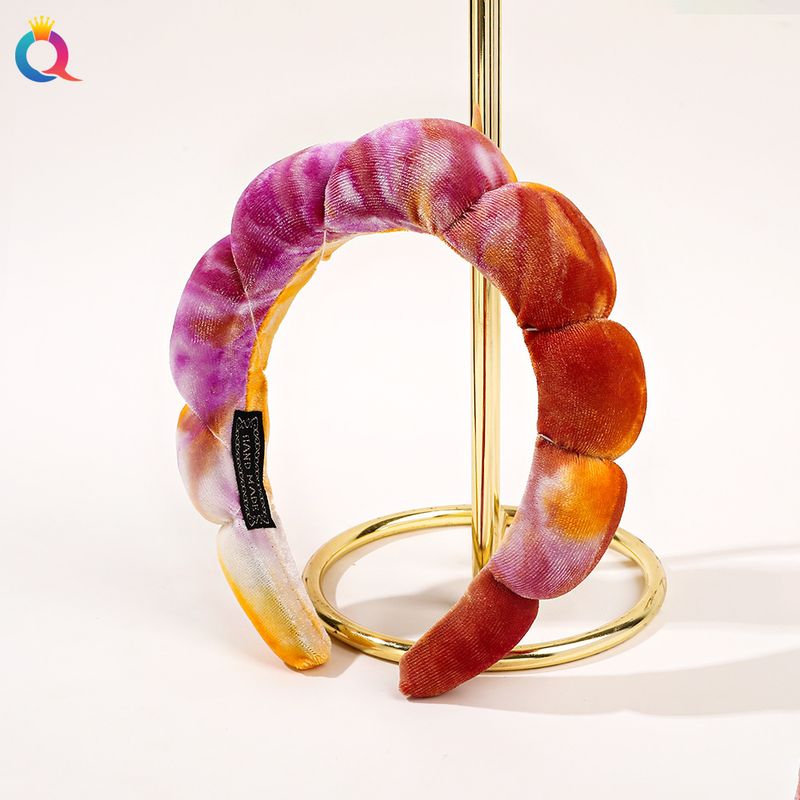 Fascia per capelli da spa - Fascia per capelli in spugna con morbida schiuma per chioma alta, trucco e cura della pelle_voghion.com