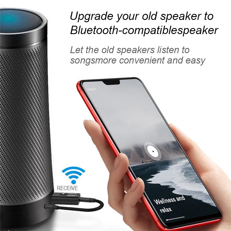 USB Bluetooth 5.0 Audio Receiver Transmitter AUX RCA 3.5MM 3.5 Jack Music Stereo Wireless Adapters Dongle For Car TV PC Speaker_voghion.com