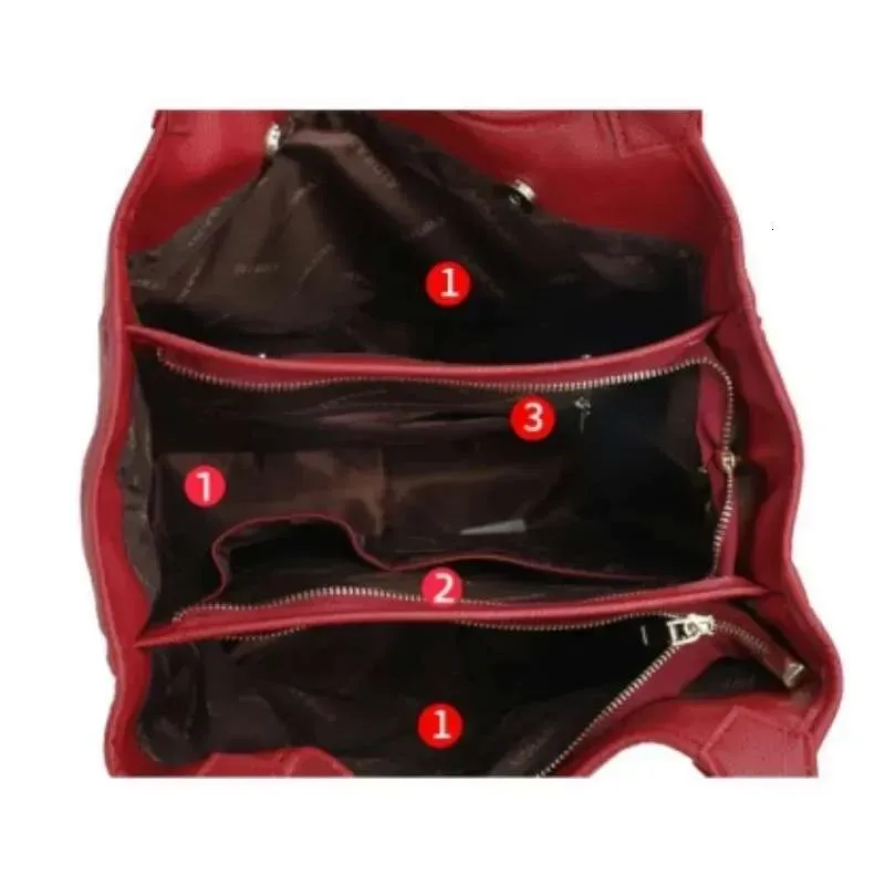 High Quality Designer Bags Top Layer Cowhide Large Capacity Shoulder Spring And Summer New Fashionable Soft Leather Tote_voghion.com