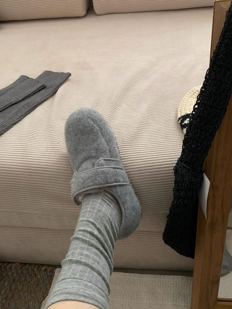 Mary Jane Damen 2025 Herbst/Winter Neue warme Loafer mit Baumwollfutter und dicker Sohle_voghion.com