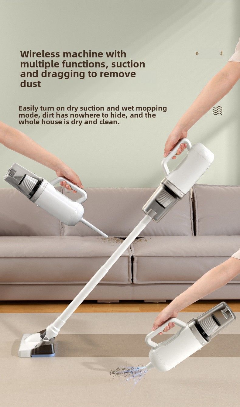 Auto Staubsauger drahtlos Super Haushaltswëschgerät mat Waassertank Auto Handheld Grouss Saugstaubblos_voghion.com