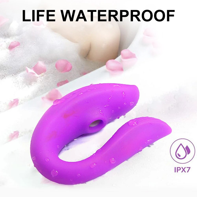 1 2 In Sucker orale Stimolatore del clitoride Succhiare il clitoride e Controllo wireless Vibratore del punto G Indossabile per adulti_voghion.com